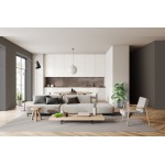 Фасад LuxeForm Idea GL-02 IS Пломбир, глянец, толщина 17,7мм, основа МДФ, обратная сторона-высокопрочное покрытие в цвет